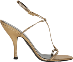 108mm Mixer metallic strappy sandals