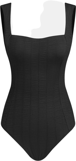 x JJD Provence Sun Black One-Piece Swimsuit - XL
