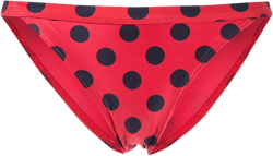 Cerise banded bikini bottoms