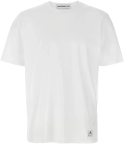 logo-patch crew-neck T-shirt