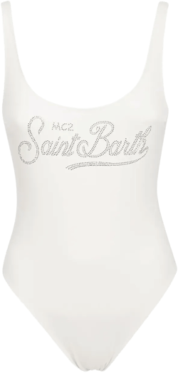 rhinestone-embellished swimsuit