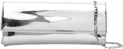 metallic clutch bag