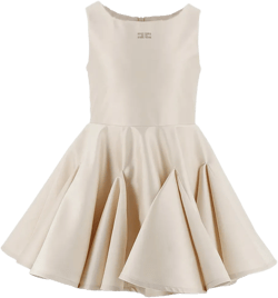 embellished pleated dress