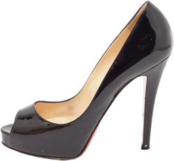 120mm peep-toe heeled pumps 