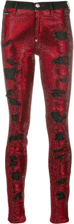crystal embellished skinny jeans