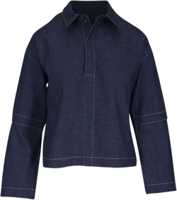 denim blouse 