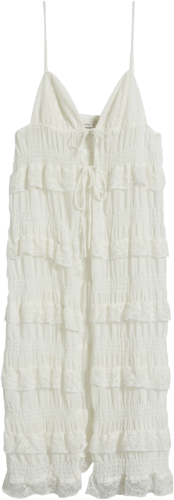 Mistress Rocks Tiered Ruffle Lace Dress