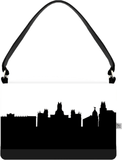 Madrid Spain Skyline Signature Handbag