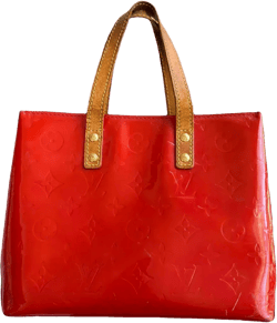 Reade patent leather tote