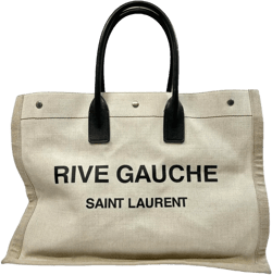 Rive Gauche linen tote