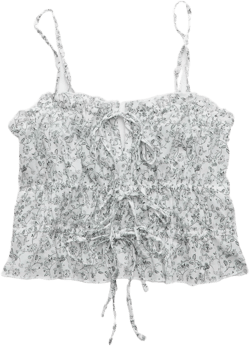 AE Tiered Ruched Tank Top