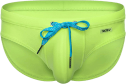 Mens Bottom_only Swimwear - Torrent Swim Brief Lime - 1x Size M
