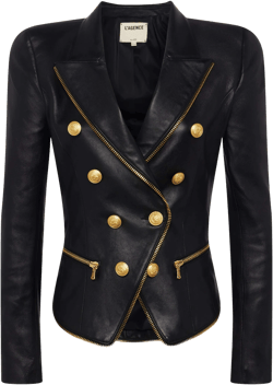 Ottilie Leather Blazer