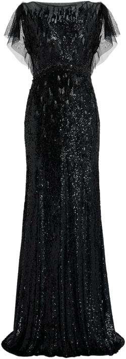 Bonnie sequin-embellished tulle dress