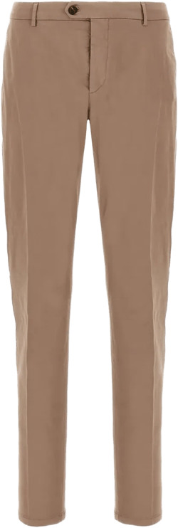 cotton-blend trousers