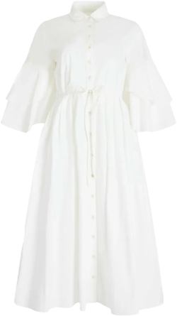 Fiesta shirt midi dress