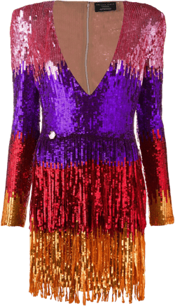 colour-block mini dress