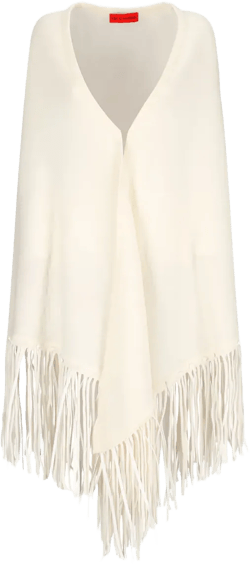 knotted fringe shawl