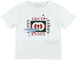 dinosaur-print logo T-shirt