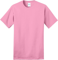 Port & Company - Ring Spun Cotton Tee XL Candy Pink