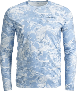 Whitewater Fishing Lightweight Long Sleeve Tech Shirt with UPF Protection