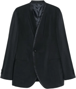 Double-breasted Blazer In Blue