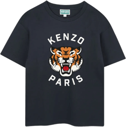 tiger-graphic cotton T-shirt