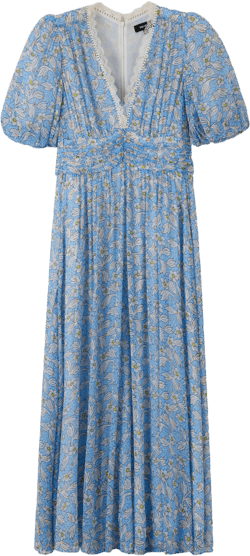 Evening Primrose Print Maxi Dress - Size 8
