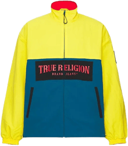 Color Block Windbreaker Jacket In Multi