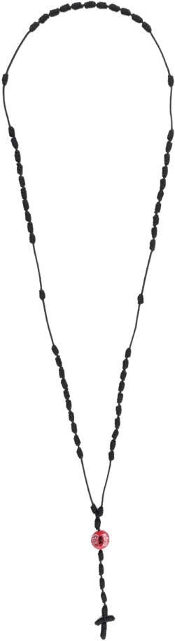 Cord Cross necklace