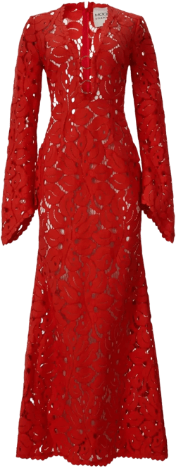 Flame Bloom dress