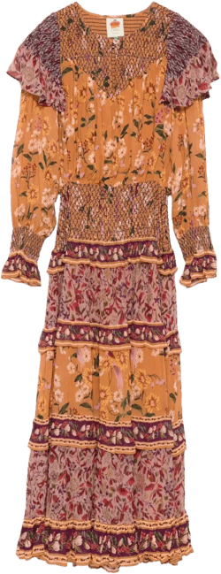 floral-print dress