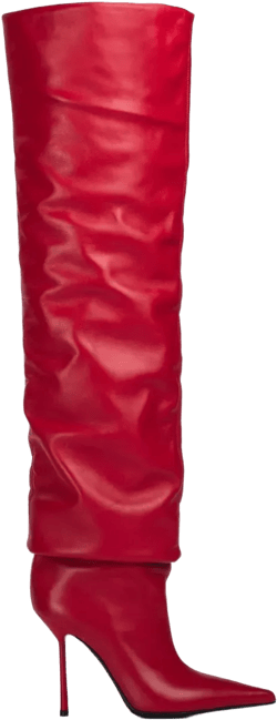 100mm Bella slouchy pointed-toe boots