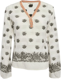 embroidered blouse