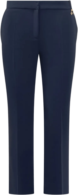 gold-embellished pocket trousers