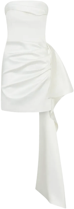 Calliope draped mini dress