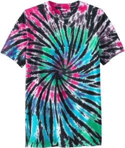 Big & Tall Lightweight Longer-Length Tie-Dye Crewneck Tee