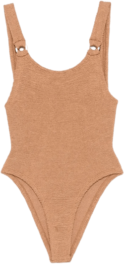 Domino ring-detail swimsuit