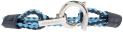 Knitting Bracelet In Blue