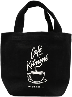 logo print canvas tote bag