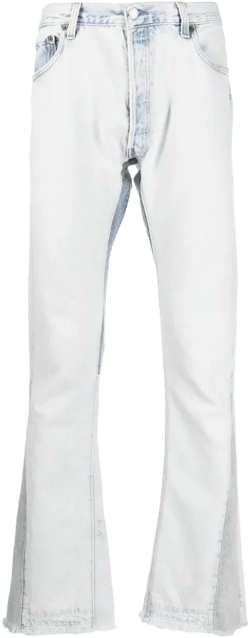 flared light-wash denim jeans