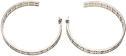 Hoop Earrings In Silver