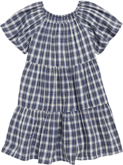 Printed Flutter-Sleeve Double-Weave Tiered Swing Dress for Girls | Old Navy