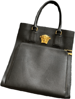 La Medusa leather tote