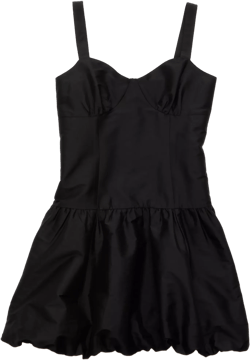 AE Corset Drop Waist Bubble Mini Dress