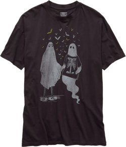 AE Oversized Halloween Graphic T-Shirt