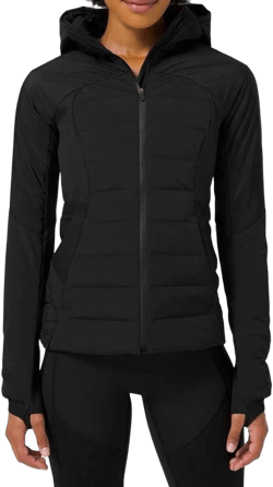 lululemon Down For It All Jacket (US, Numeric, 12, Regular, Regular, Black)