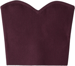 SCULPT KNIT SWEETHEART TUBE TOP