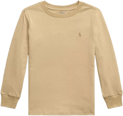 Polo Ralph Lauren Boys' Cotton Jersey Long-Sleeve Tee - Big Kid, Little Kid