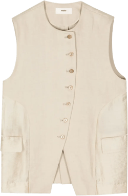 Lino linen vest
